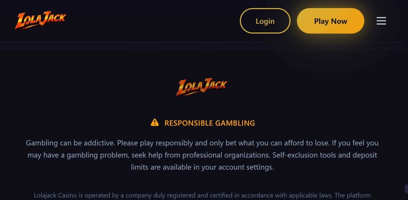 Explore lolajack casino login