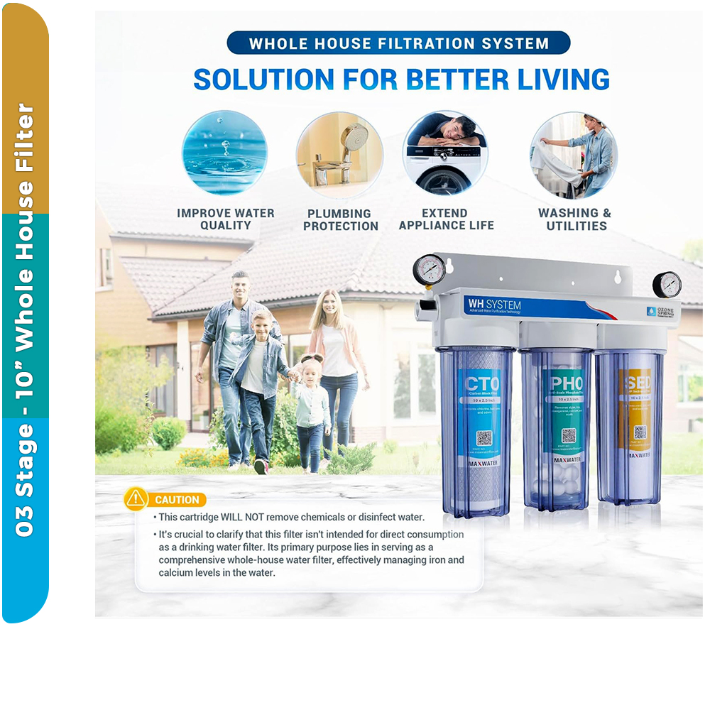 Appliance Protection Scale-Shield – 3-Stage Anti-Scale Home Filtration For Whole House - Sediment + Anti Scale + CTO Post Carbon - Image 3
